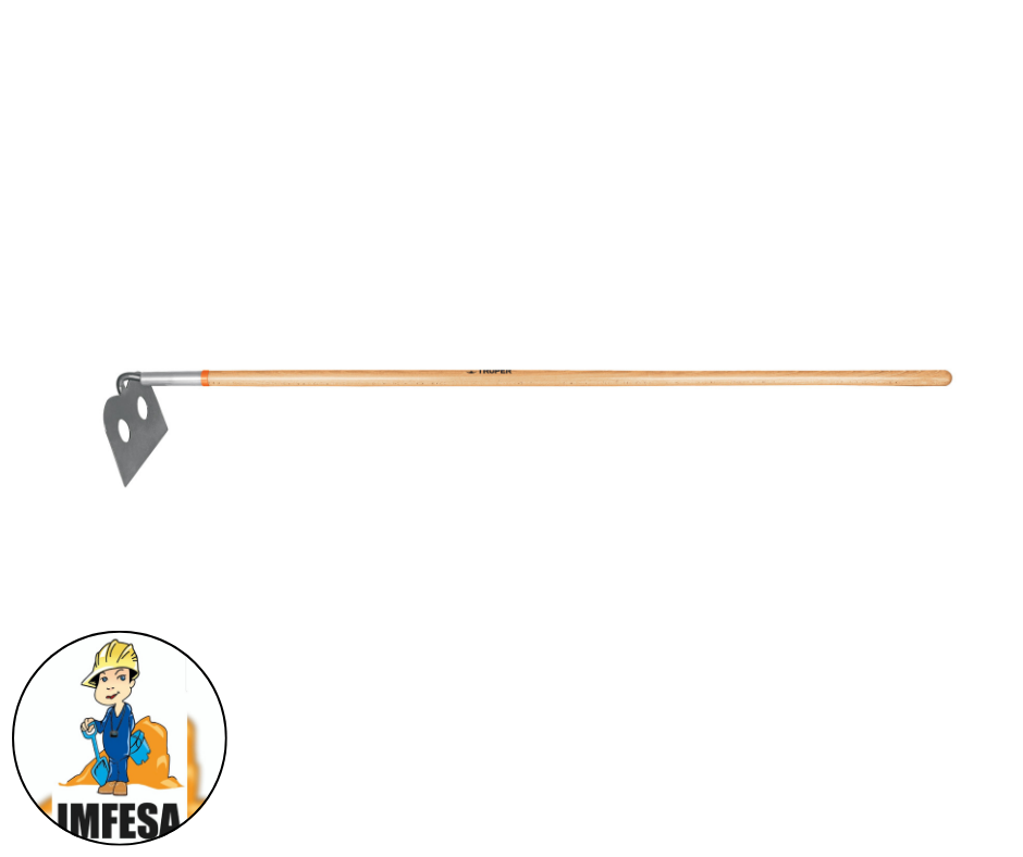 Azadón mezclero cabeza forjada, 10&#34; de ancho, mango 60&#34;