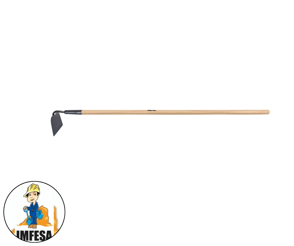 Azadón tipo jardinero 6&#34;, mango 48&#34;