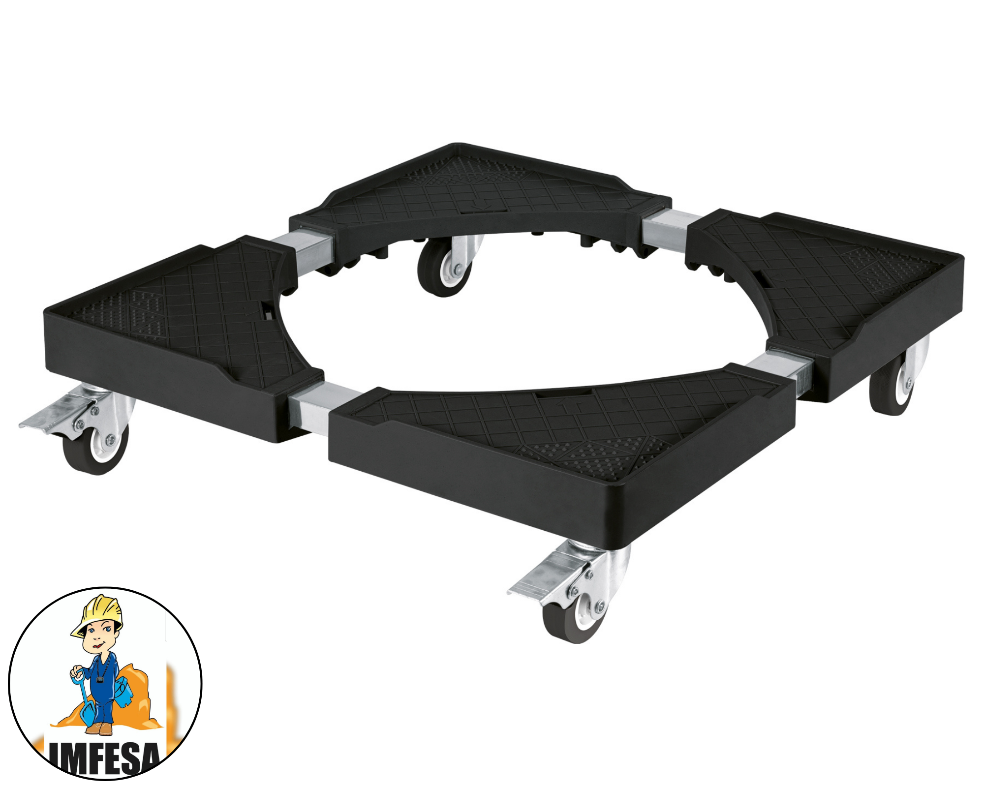 Base universal con ruedas para línea blanca
