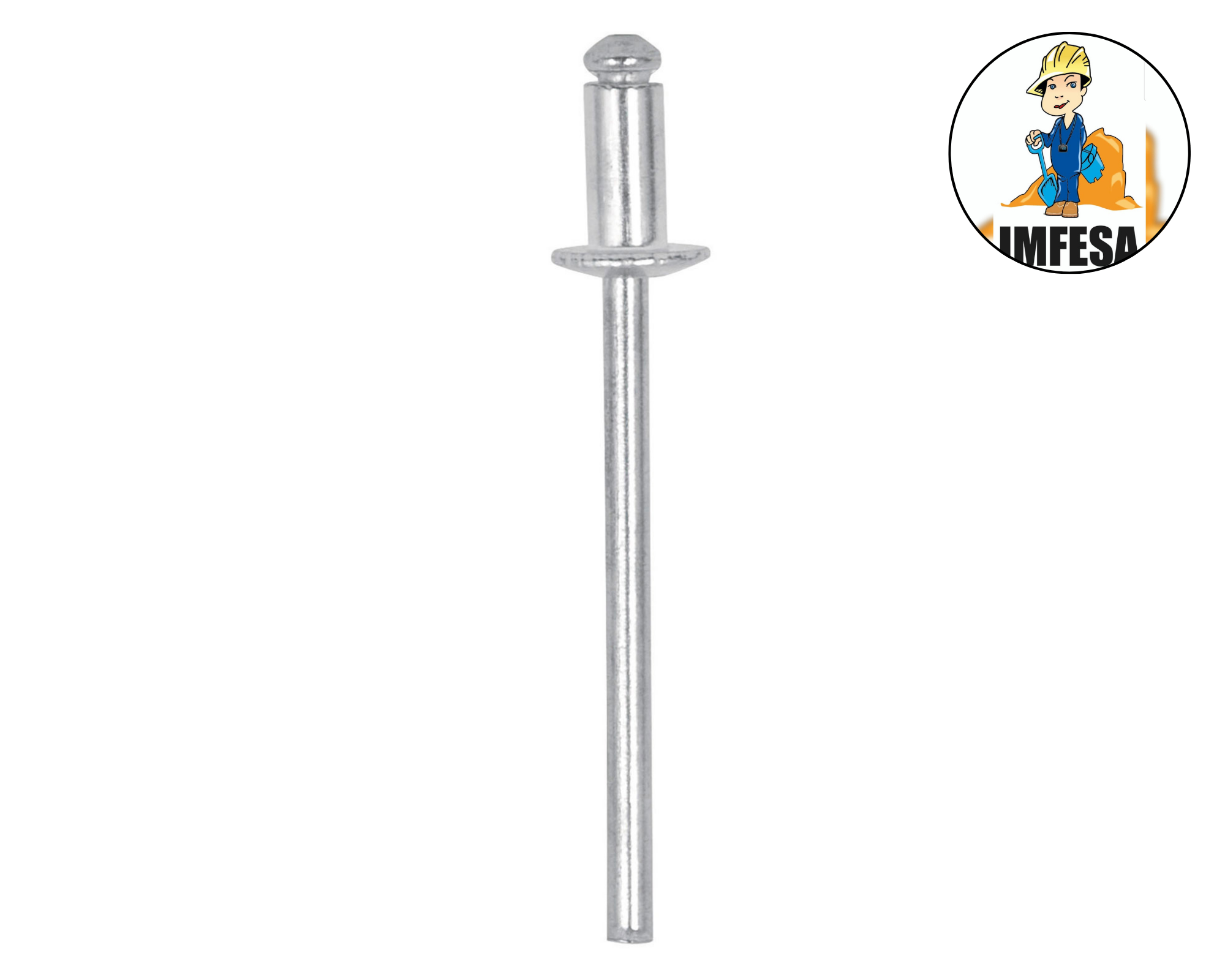 Bolsa con 50 remaches 1/8&#34; x 1/8&#34; de aluminio, ala 1/4&#34;