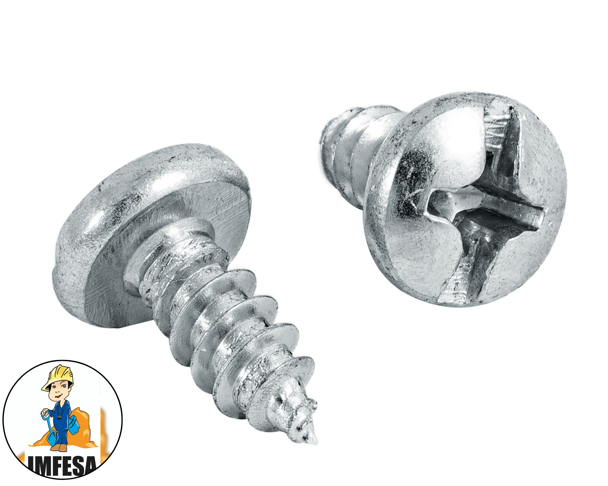 Tornillo Goloso Phillips #12 x 1/2&#34;