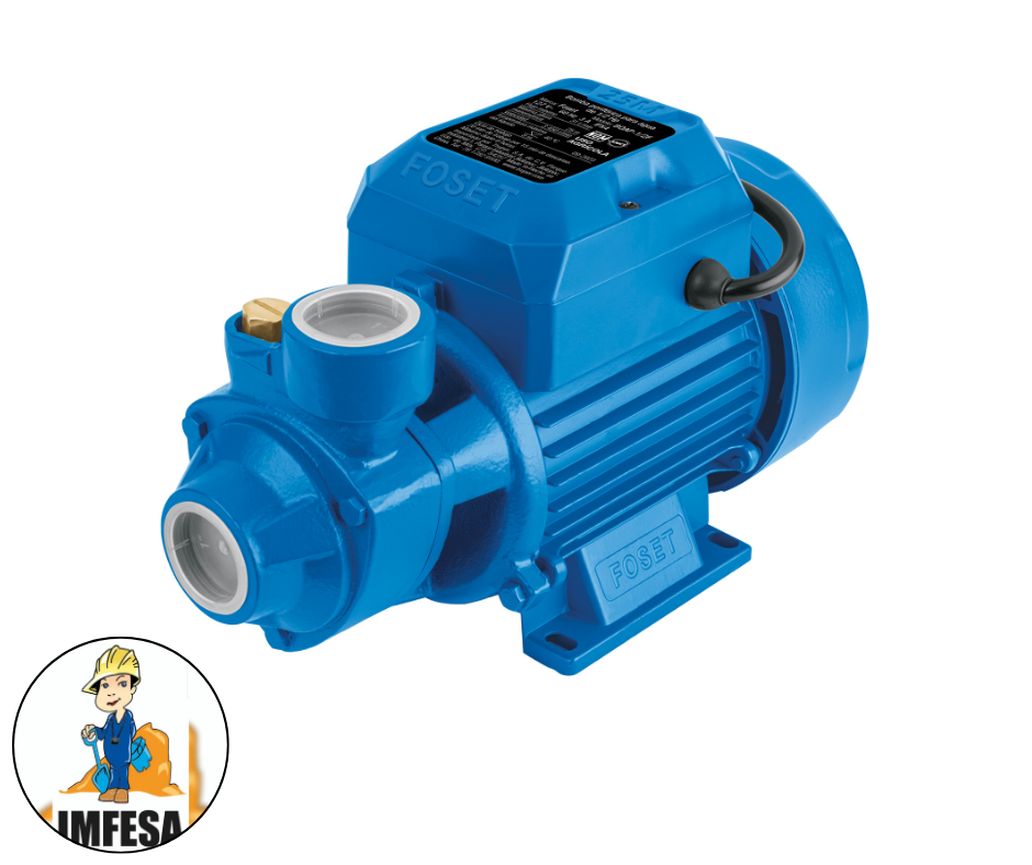 Bomba periférica 1/2 HP, altura máxima 25 m