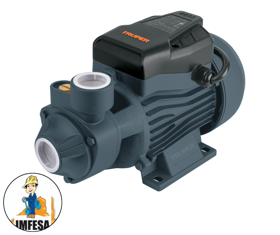 Bomba periférica 1/2 HP, altura máxima 40 m