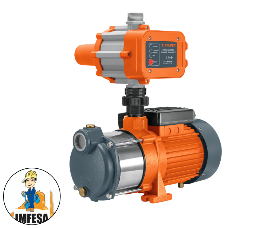 Bomba presurizadora multietapas 3/4 HP con control, Truper