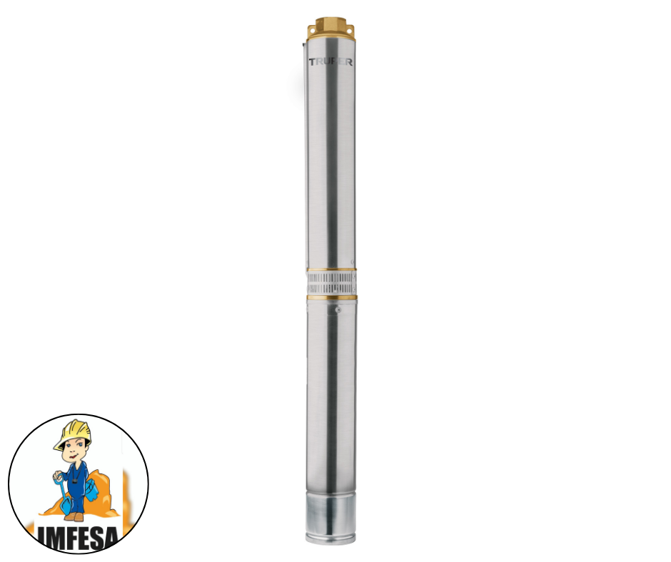 Bomba sumergible, tipo bala, 2 HP, agua limpia, Truper
