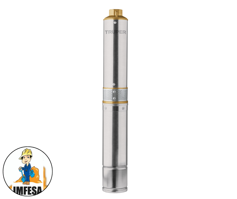 Bomba sumergible, tipo bala, 3/4 HP, agua limpia, Truper