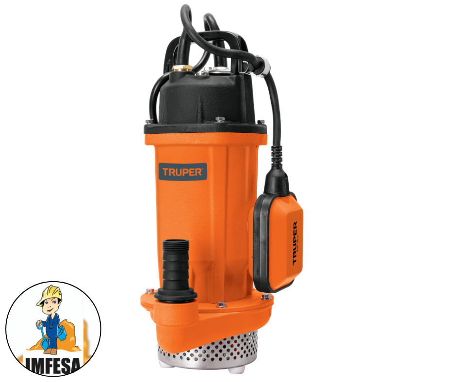 Bomba sumergible de hierro fundido para agua limpia 1/2 HP