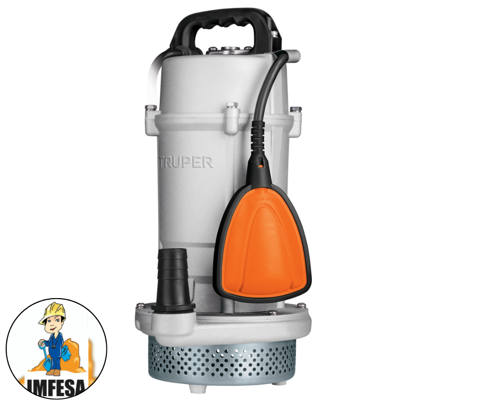 Bomba sumergible metálica para agua limpia uso rudo 1 HP
