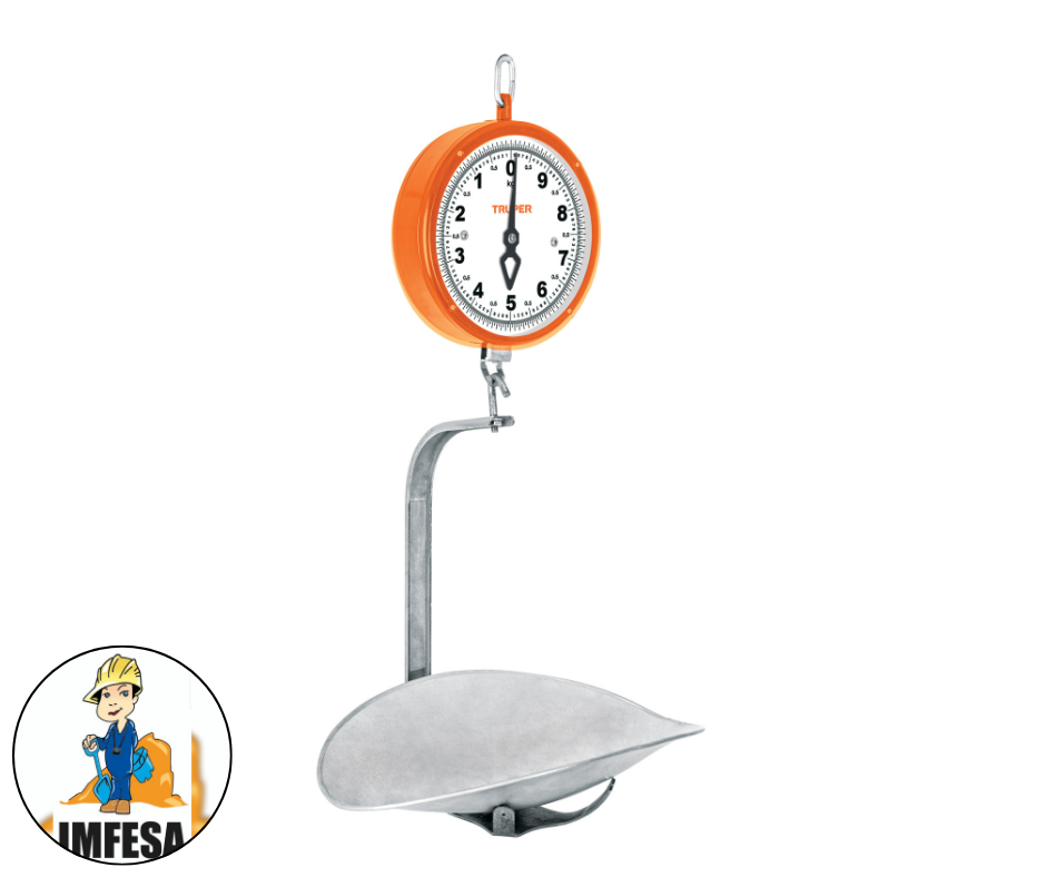 Báscula capacidad 10 kg mecánica colgante