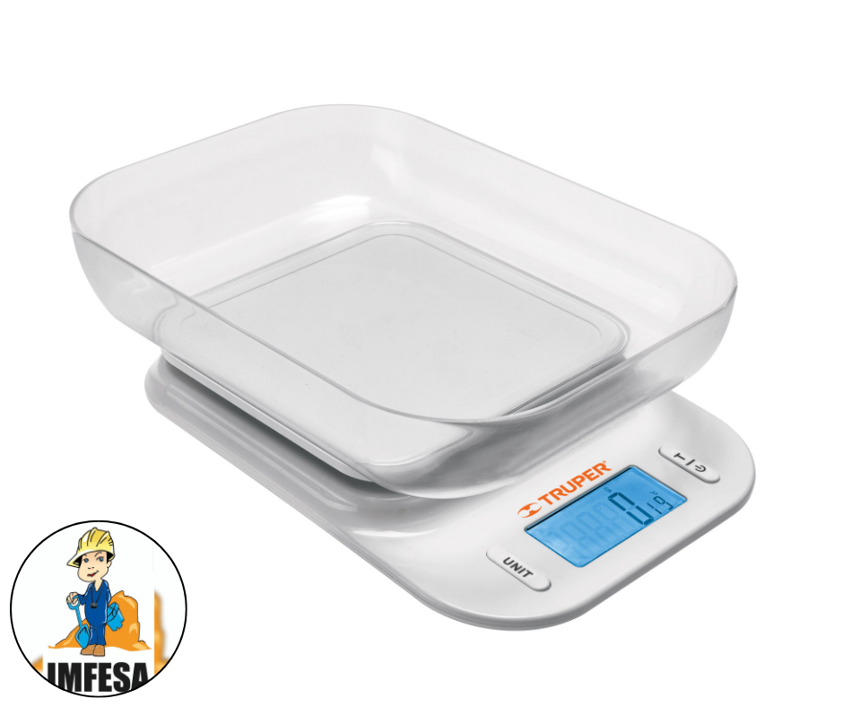 Báscula digital para cocina, con tazón, 5 kg