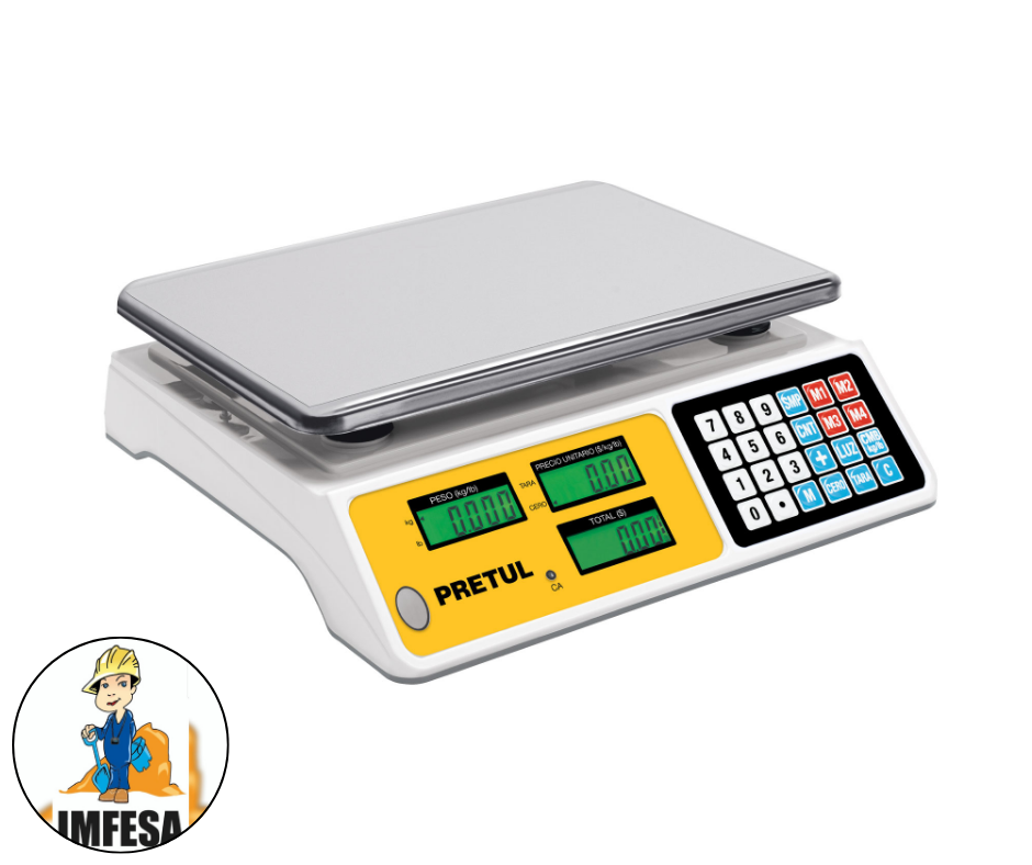 Báscula electrónica multifunciones 40 kg, Pretul