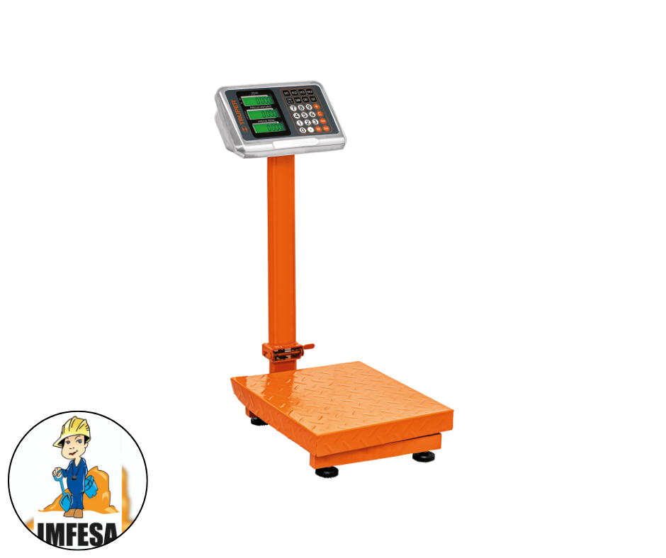 Báscula electrónica de plataforma p/mostrador, 80 kg