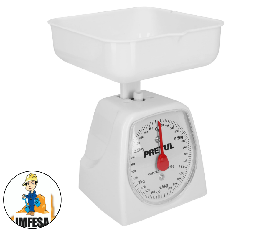 Báscula mecánica para cocina 3 Kg