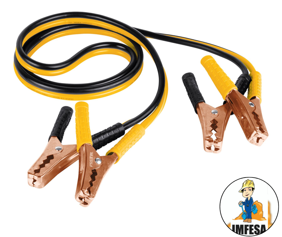 Cables pasa corriente 2 m, 125 A, 10 AWG