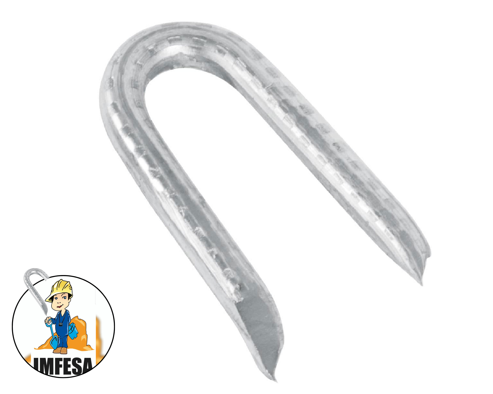 Caja con 10 kg grapas 1-1/4&#34; galvanizadas p/alambre de púas