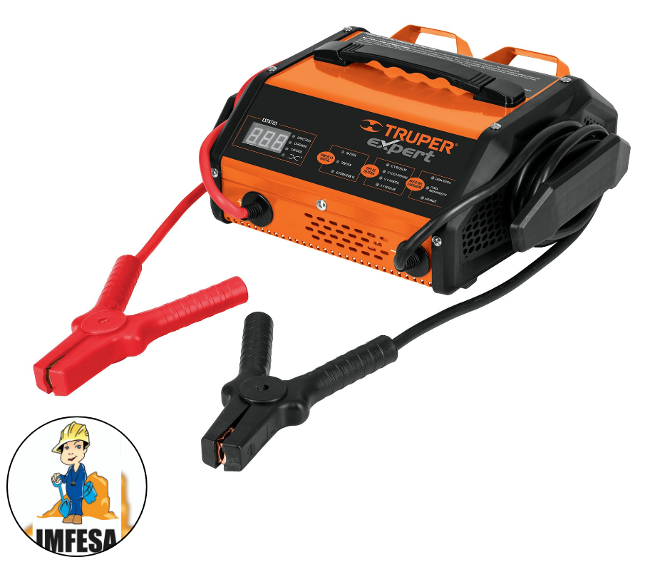 Cargador automático de 75 A para baterías de 6 y 12V, EXPERT