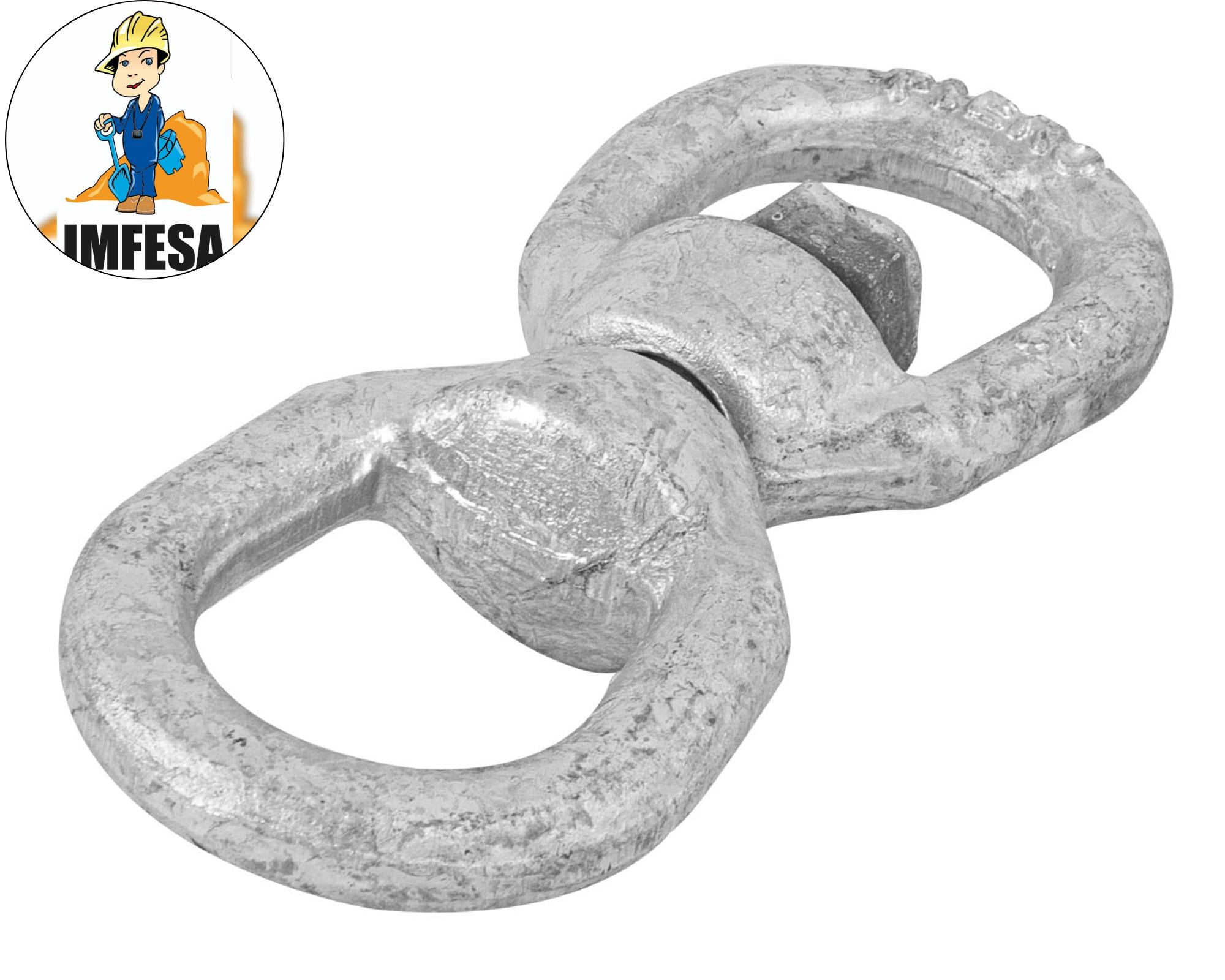 Destorcedor forjado de 3/8&#34; para cable