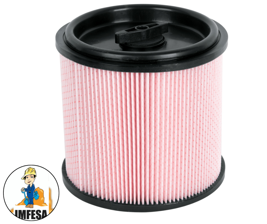 Filtro cartucho polvo fino p/ aspiradoras 12 y 16 gal