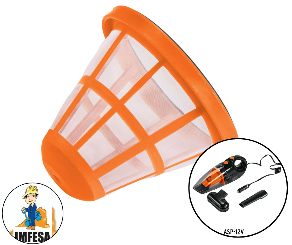 Filtro plástico para aspiradora de auto ASP-12V