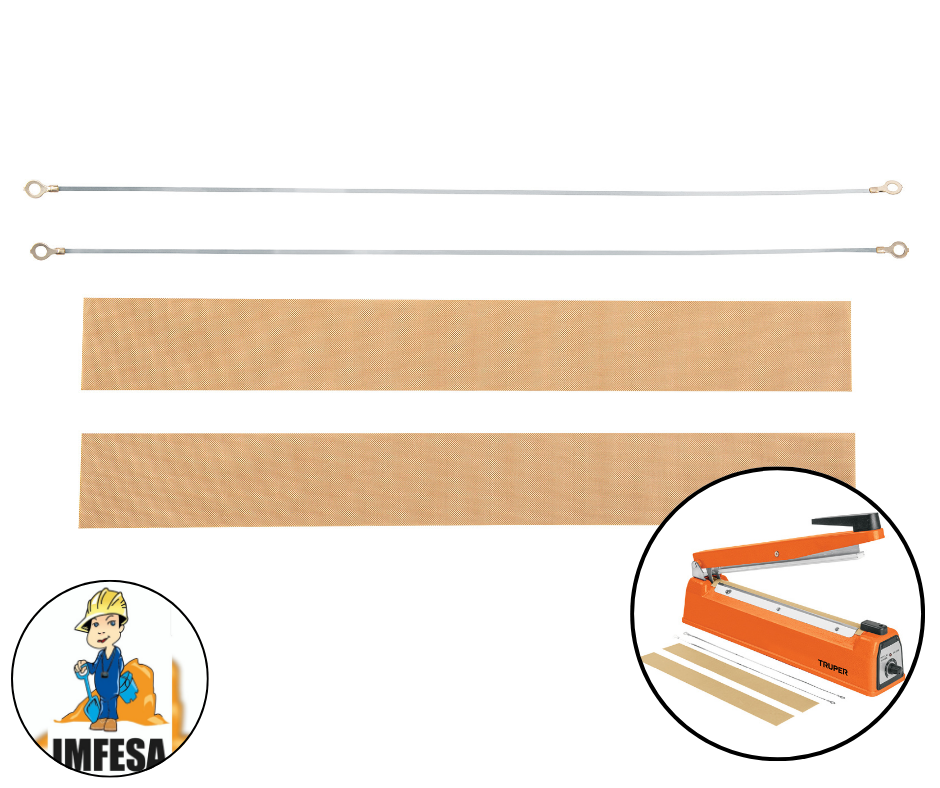 Juego de 5 piezas, resistencia para selladora 30 cm