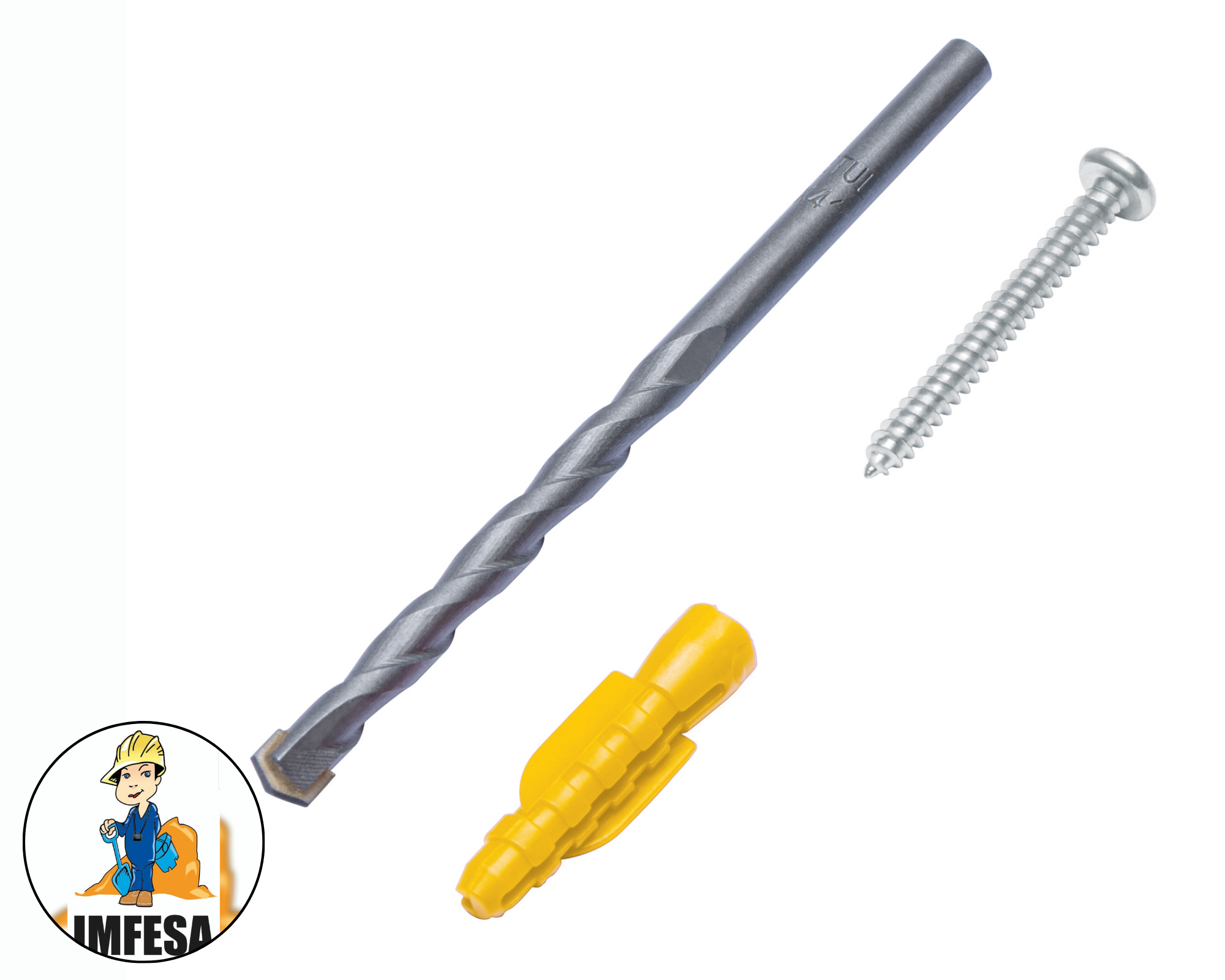 Kit de 20 taquetes 7/32&#34; con pijas #8 y 1 broca 1/4&#34;