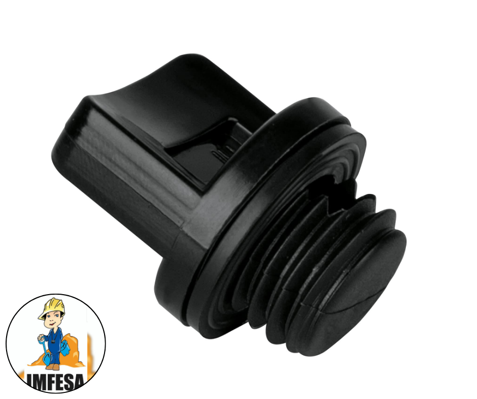 Kit de tapón y empaque para contenedor de aceite p/motobomba