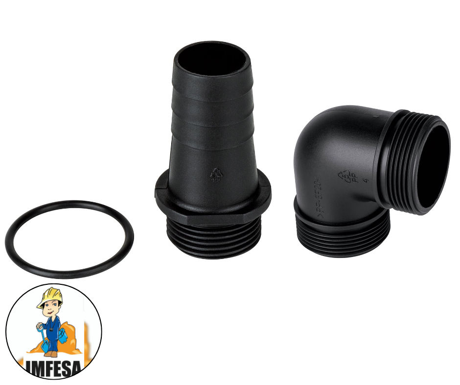 Kit de conector y empaque p/bombas sumergibles plásticas