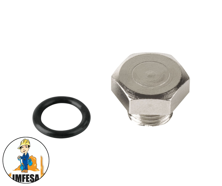 Kit tornillo de drenaje y empaque p/bombas tipo Jet inox