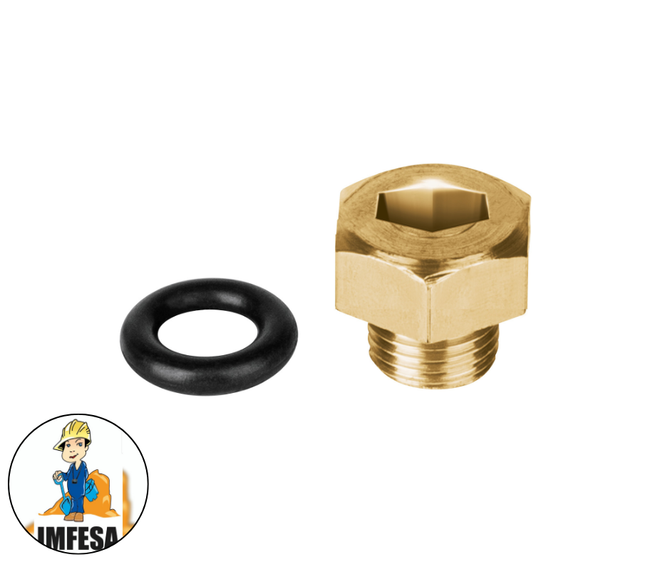 Kit tornillo de purga y empaque p/bombas para agua Grupo 1