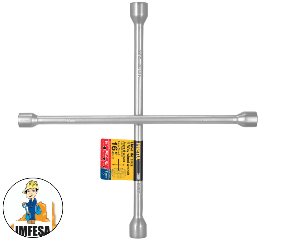 Llave de cruz 16&#34; galvanizada