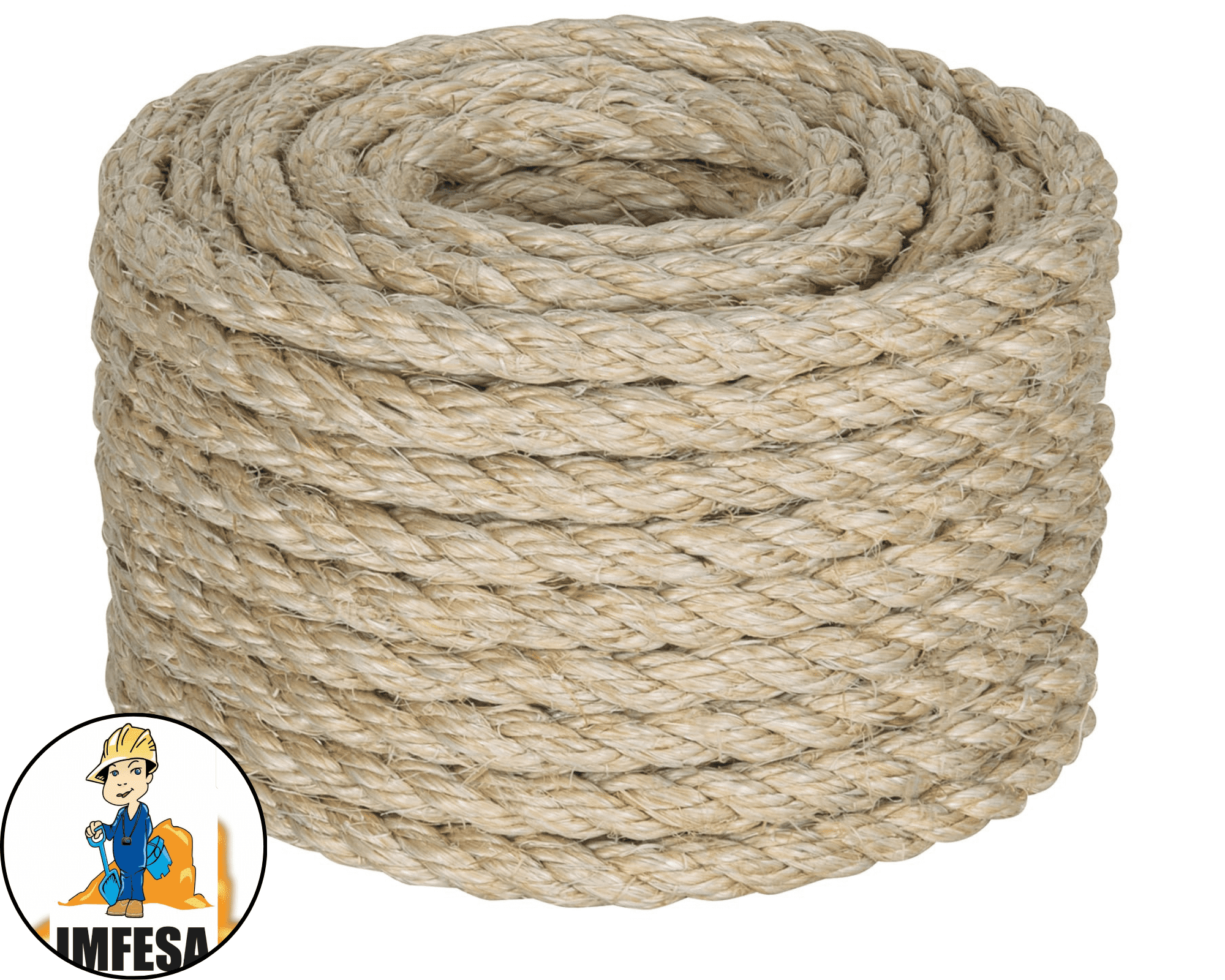 Piola de Sisal de 10 mm x 15 m natural