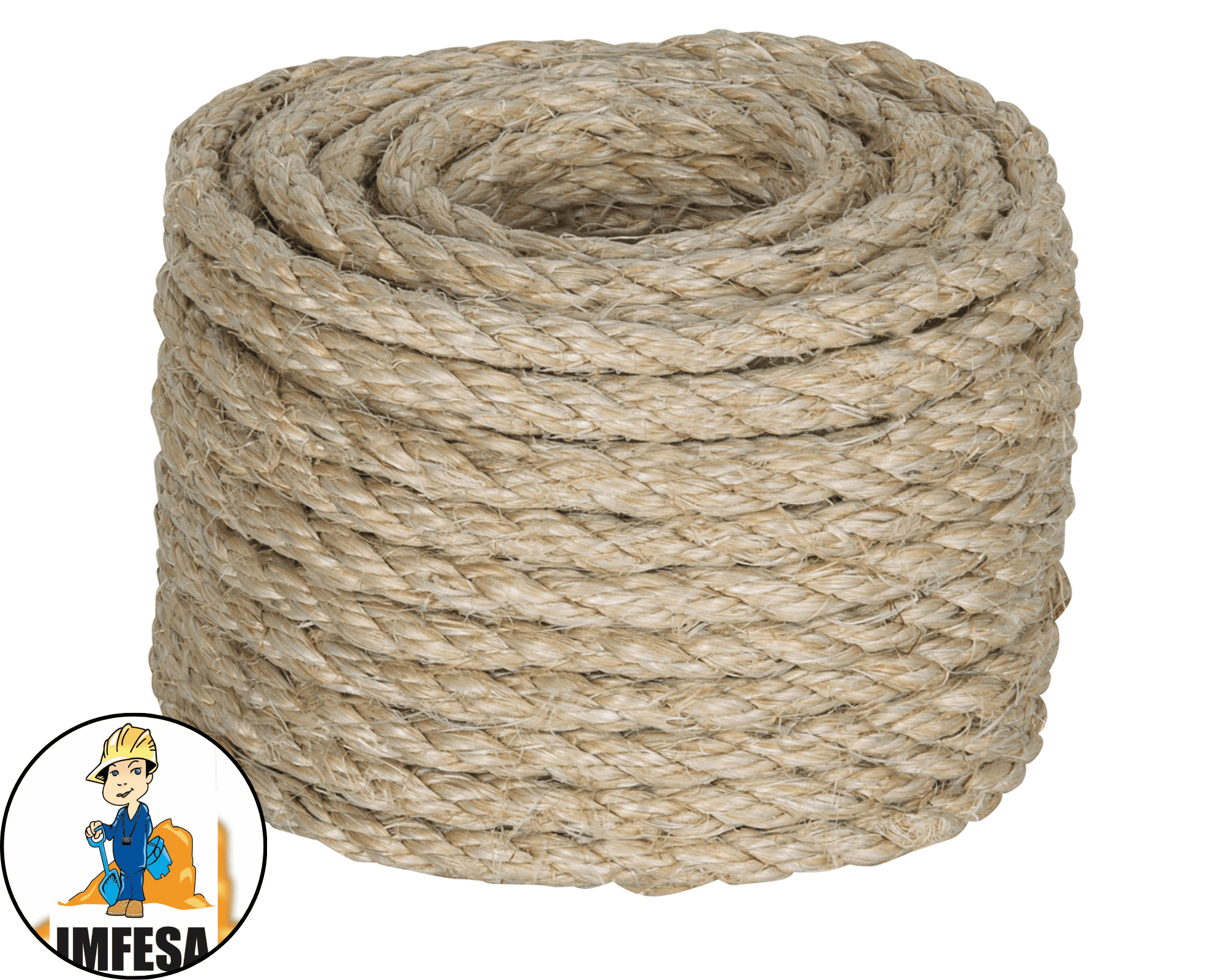 Piola de Sisal de 8 mm x 15 m natural