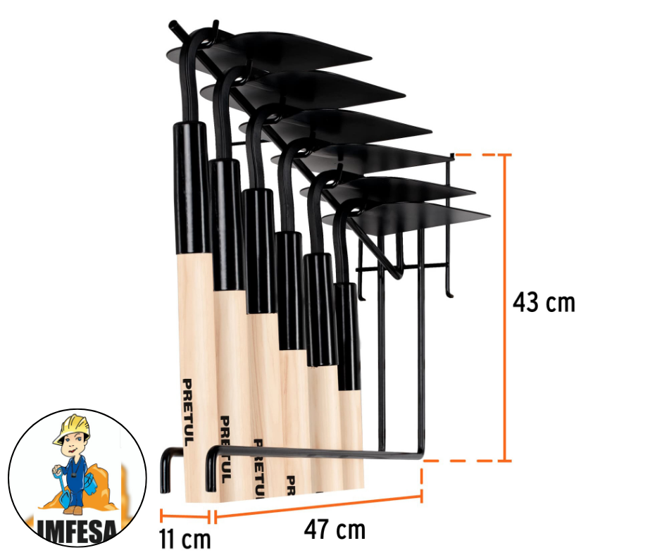 Rack para azadones