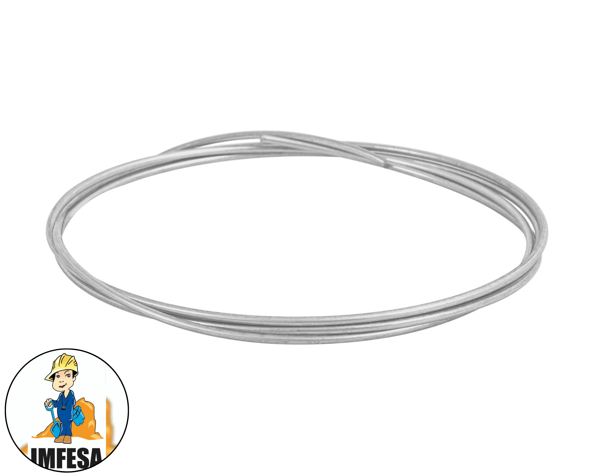 Rollo de 30 g de alambre galvanizado calibre 14.5, en bolsa