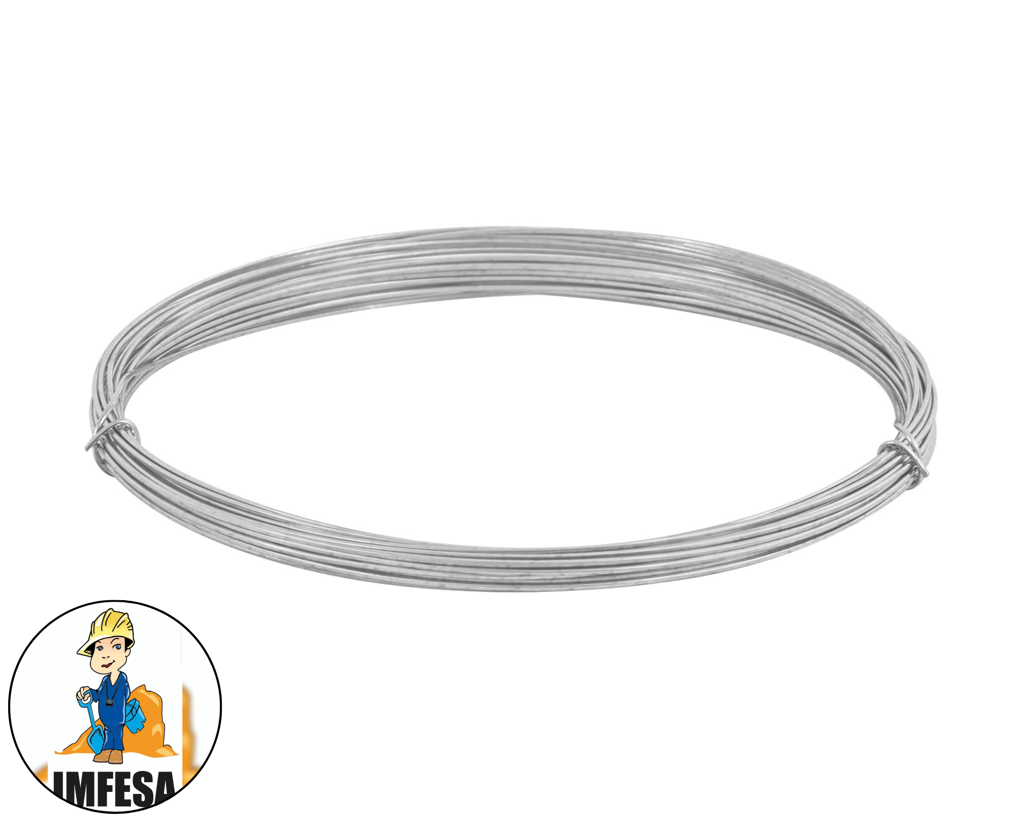 Rollo de 30 g de alambre galvanizado calibre 20, en bolsa