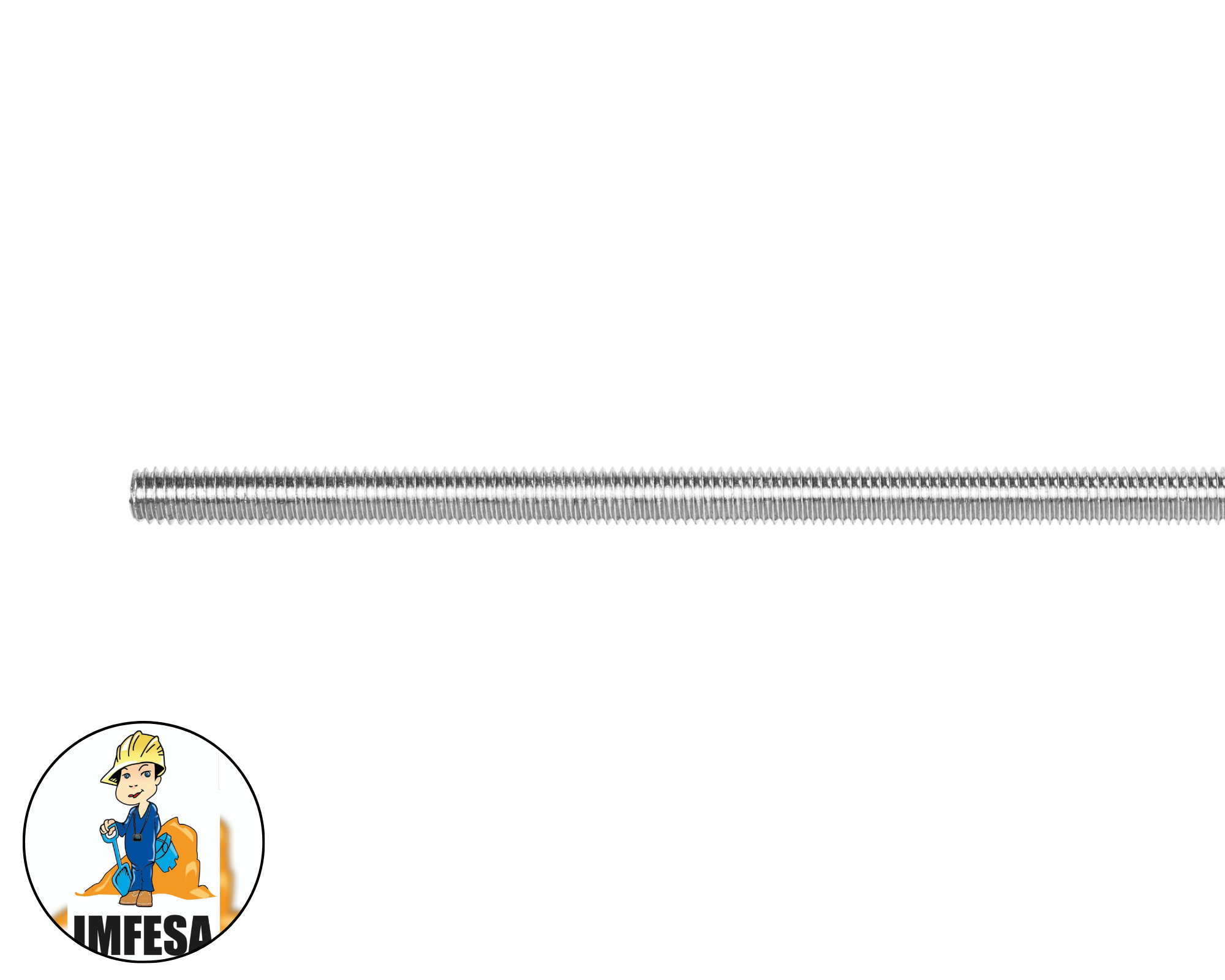Varilla roscada de 1 m x 7/16&#34;
