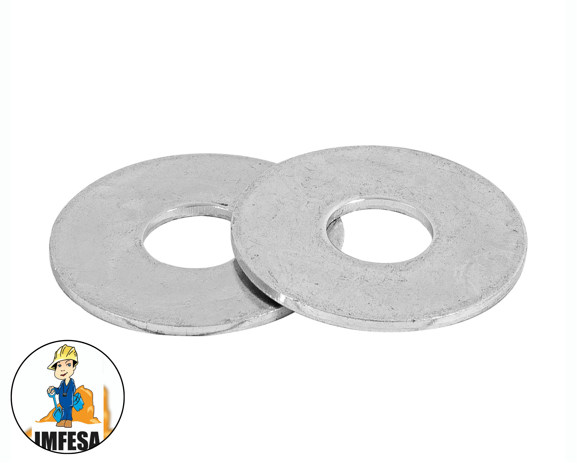 Bolsa con 1 kg de arandelas planas de 5/16&#34;