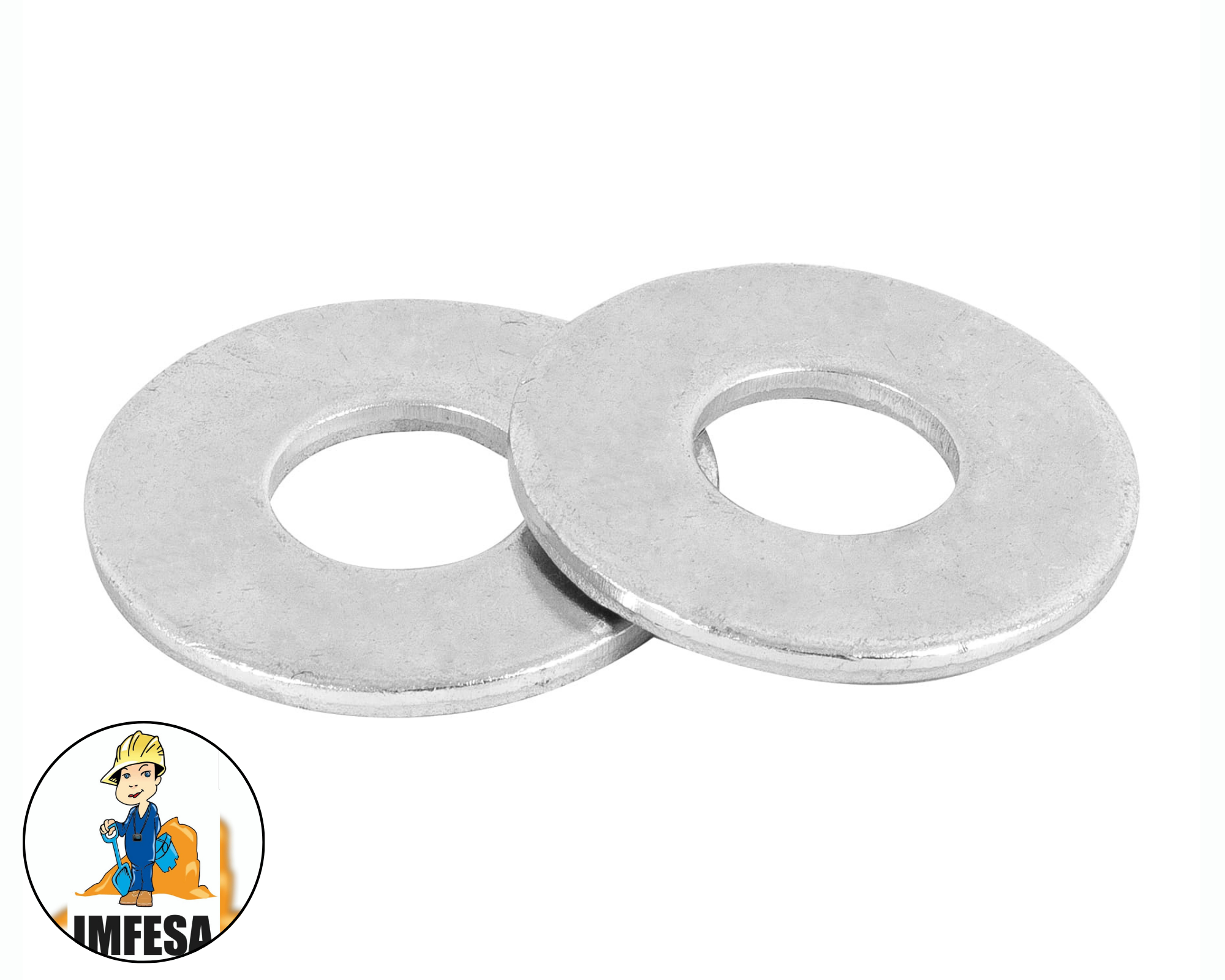 Bolsa con 1 kg de arandelas planas de 7/16&#34;