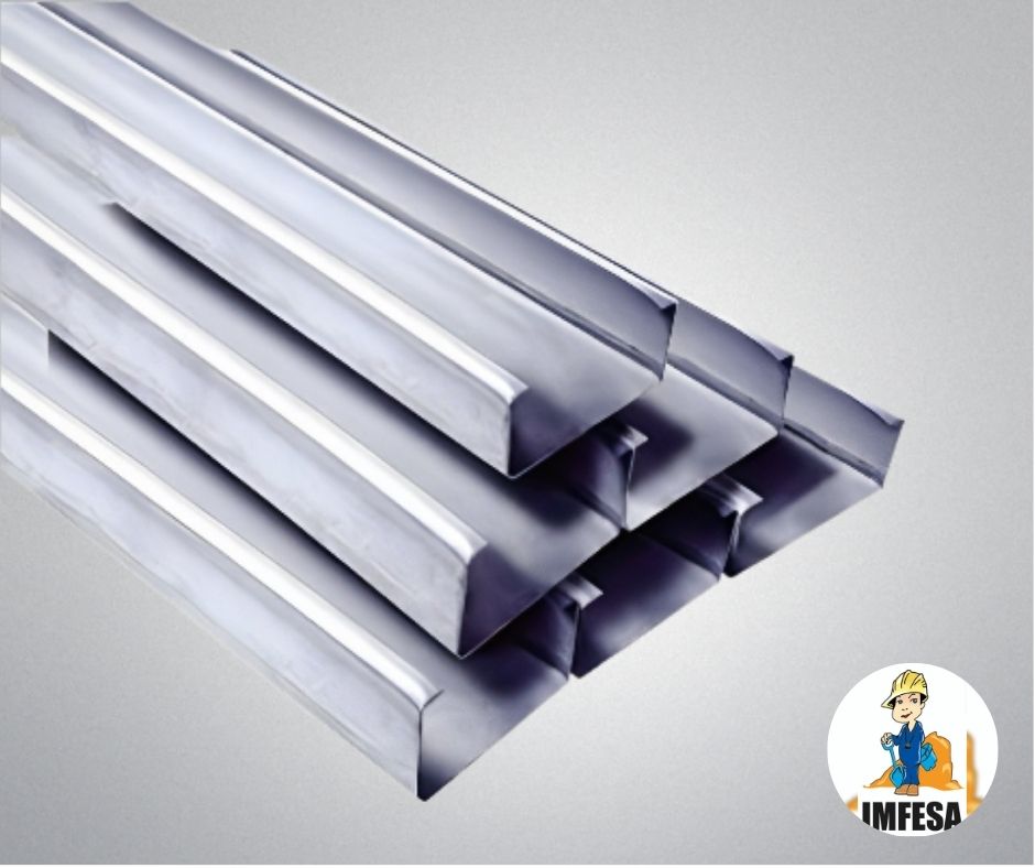 Canaleta Galv. 2x4 (1.30) semi leg.
