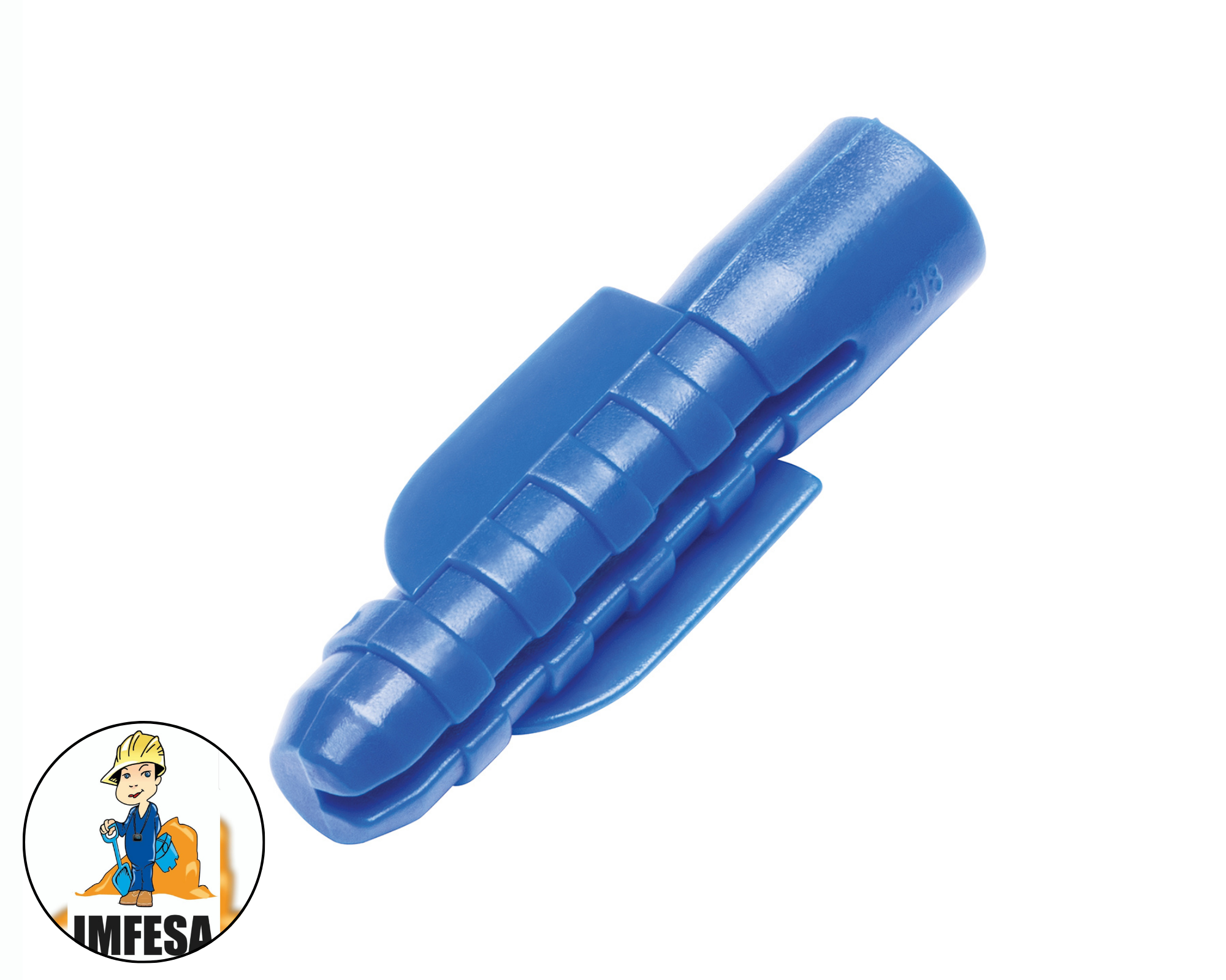 Bolsa con 50 taquetes de plástico 3/8&#34;