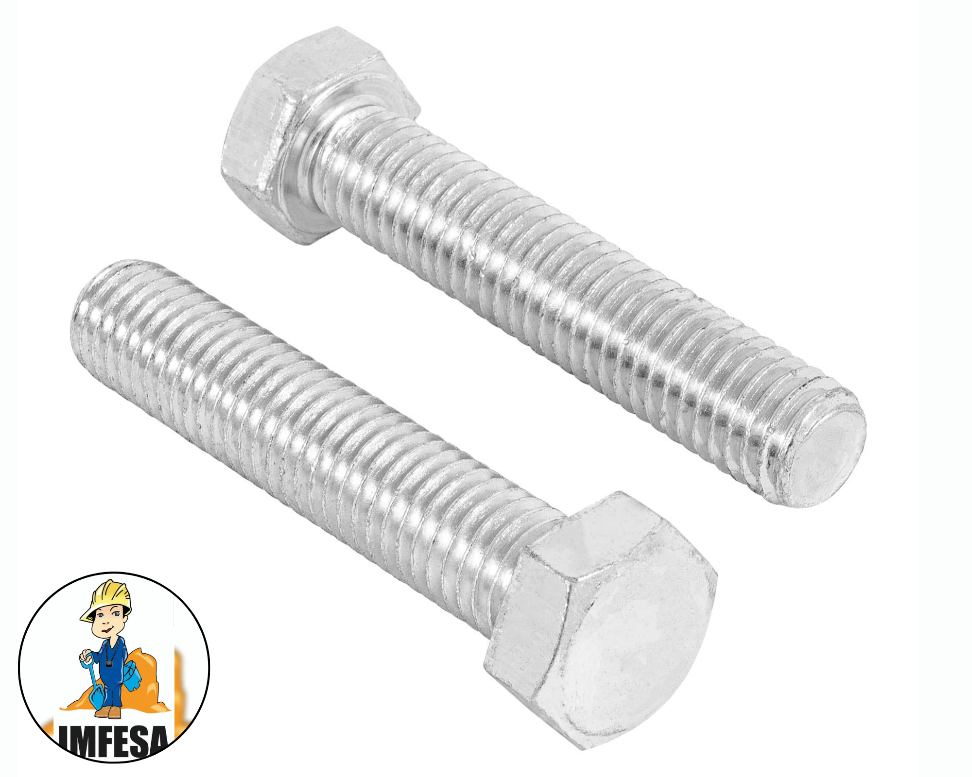 Bolsa con 20 tornillos 1/2&#34; x 2-1/2&#34; tipo máquina