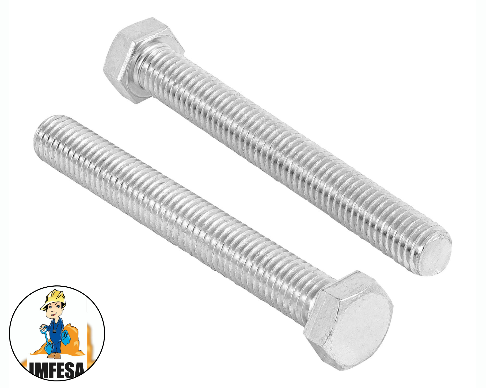 Bolsa con 15 tornillos 1/2&#34; x 4&#34; tipo máquina