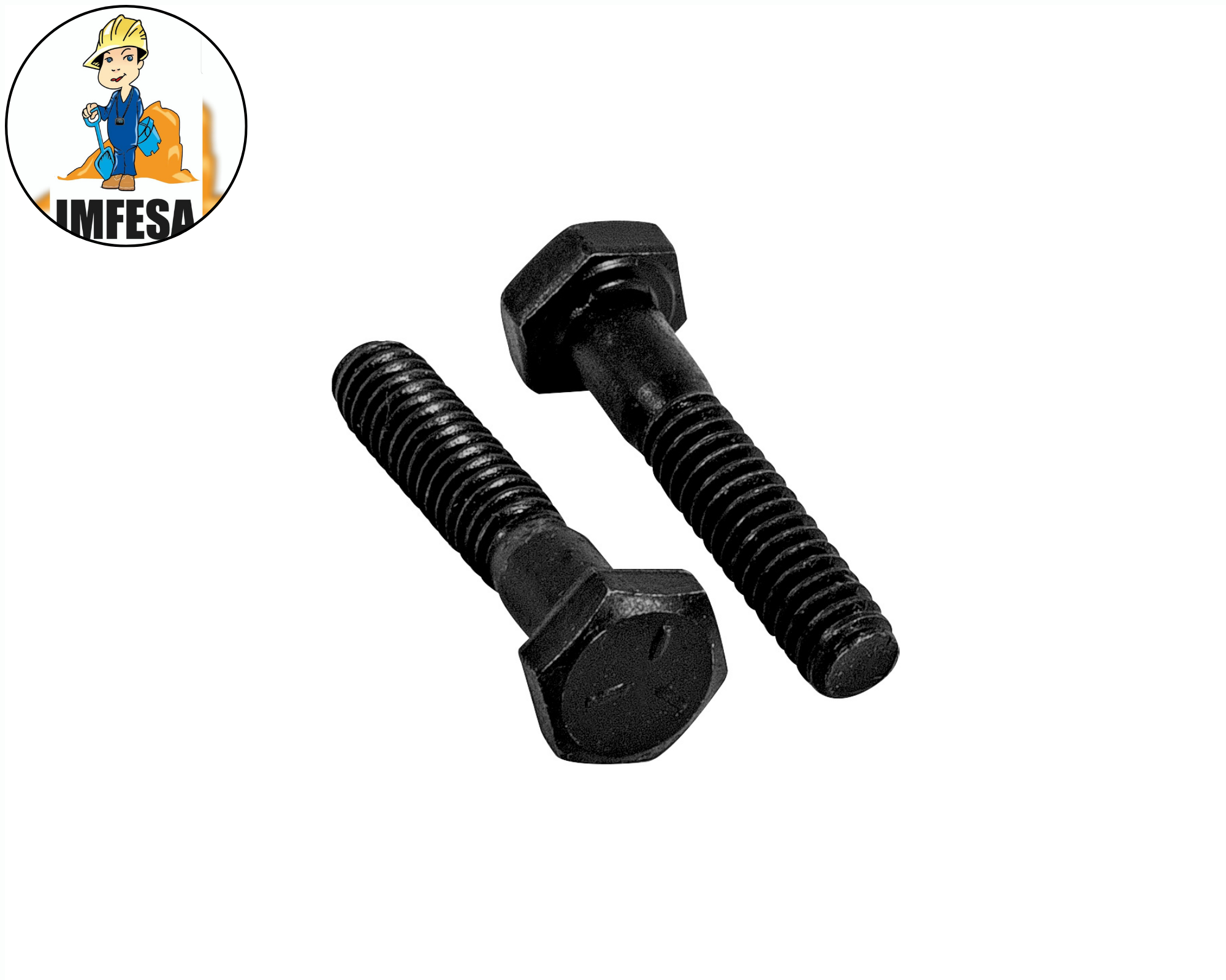 Bolsa con 100 tornillos 1/4&#34; x 1-1/4&#34; de acero, grado 5