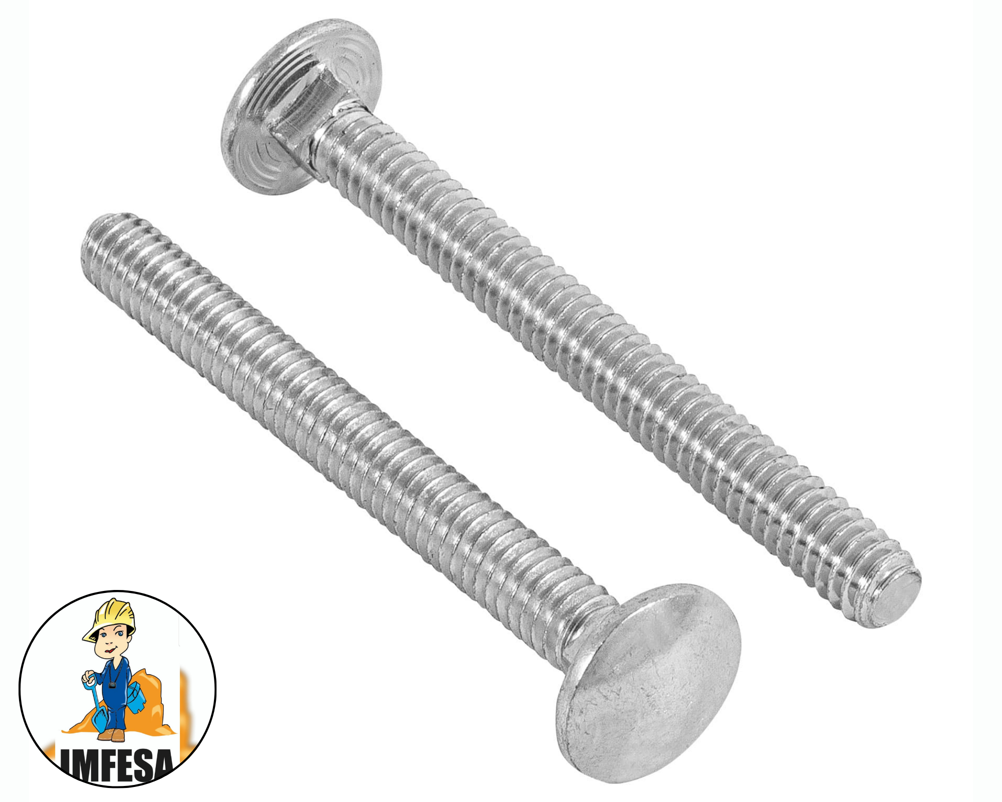Bolsa con 50 tornillos 1/4&#34; x 2-1/2&#34; tipo coche