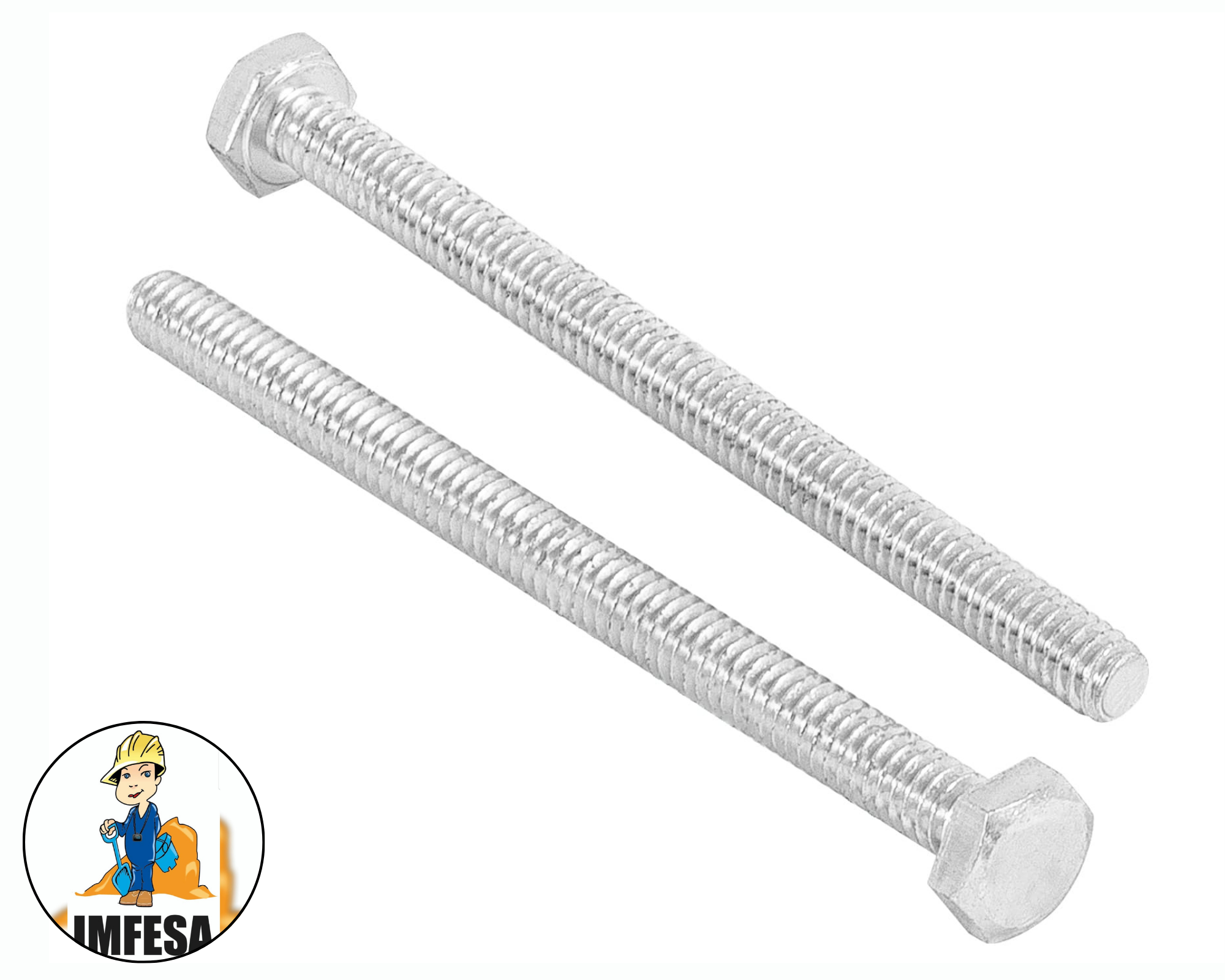Bolsa con 30 tornillos 1/4&#34; x 3-1/2&#34; tipo máquina