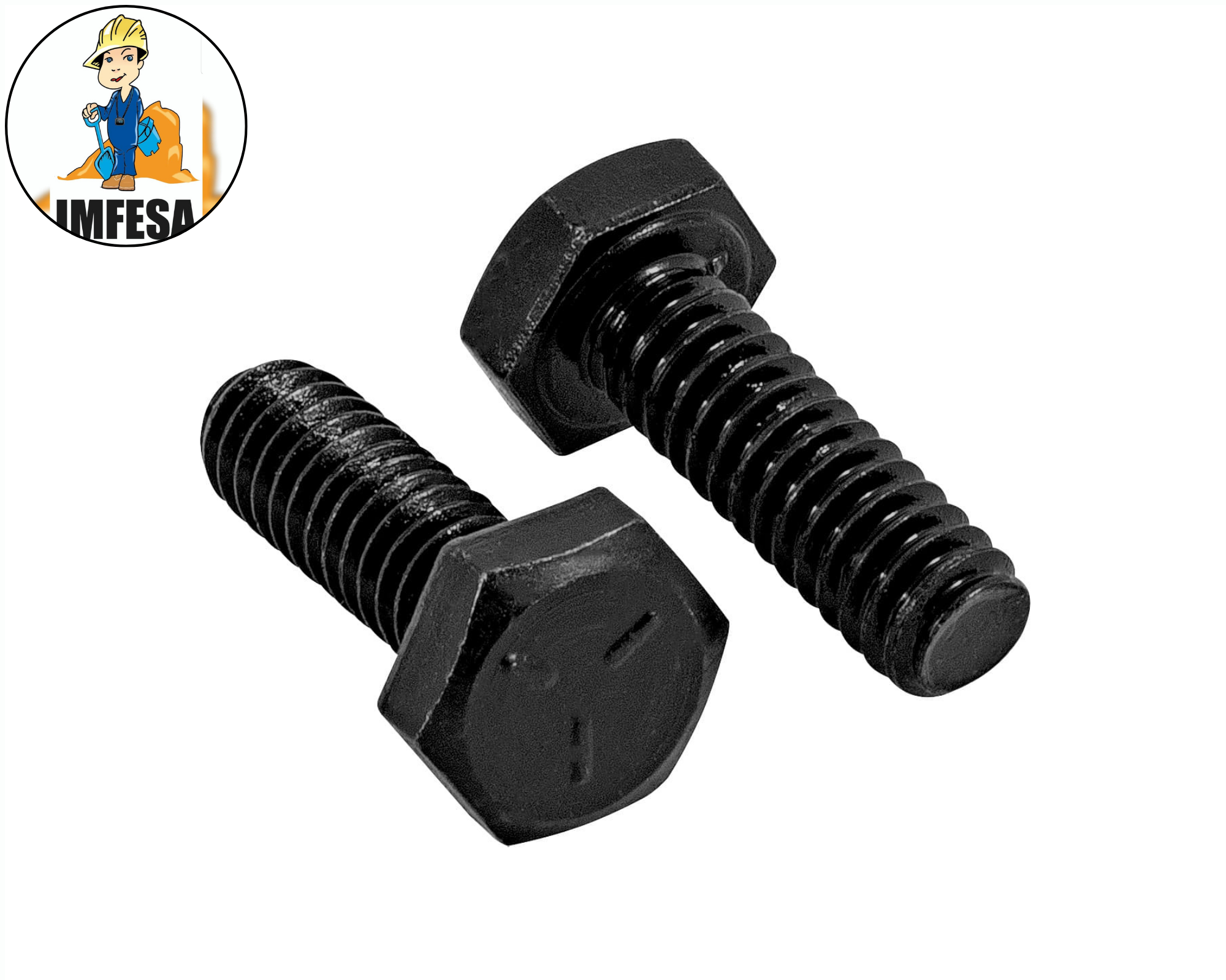 Bolsa con 100 tornillos 1/4&#34; x 3/4&#34; de acero, grado 5