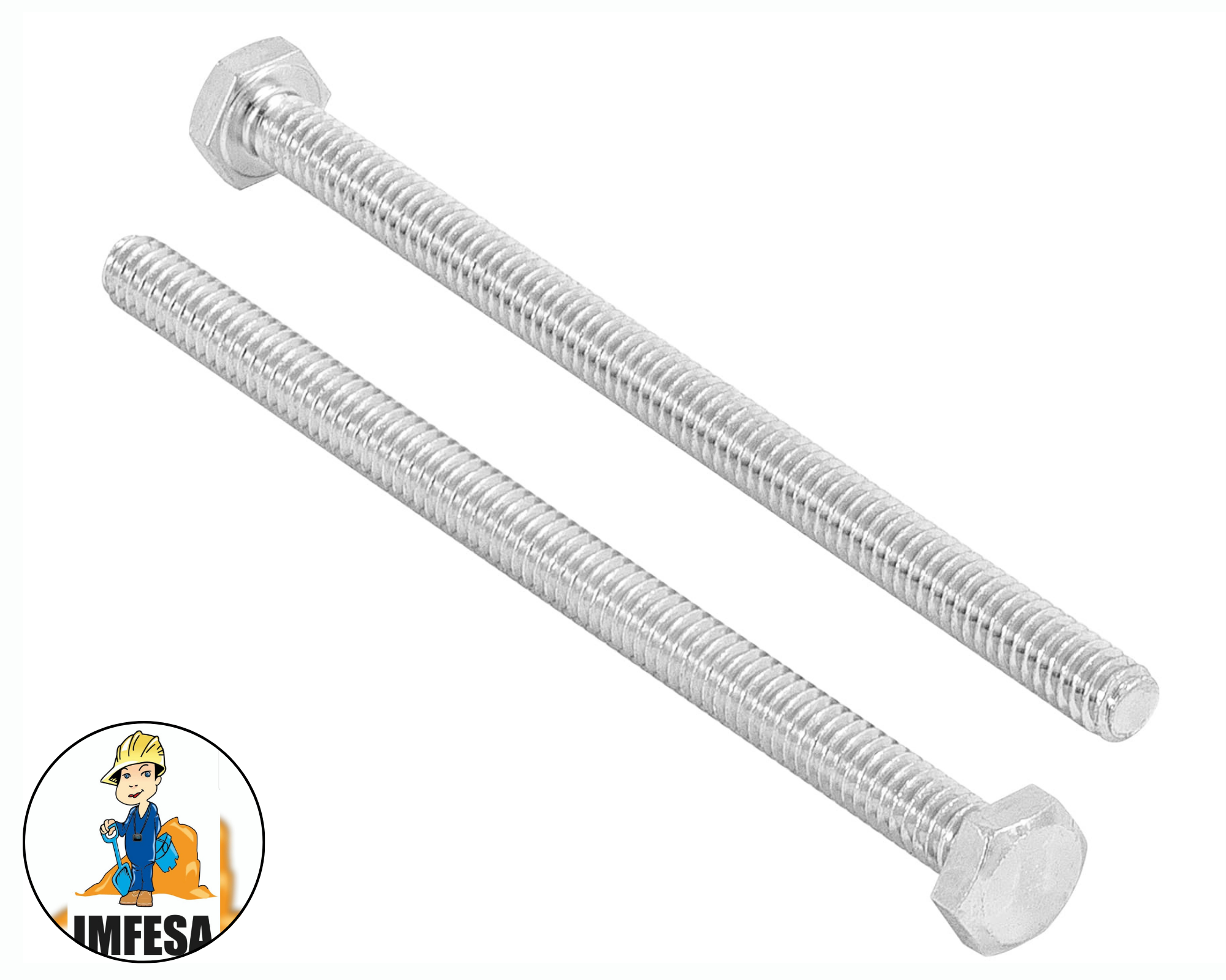 Bolsa con 30 tornillos 1/4&#34; x 4&#34; tipo máquina