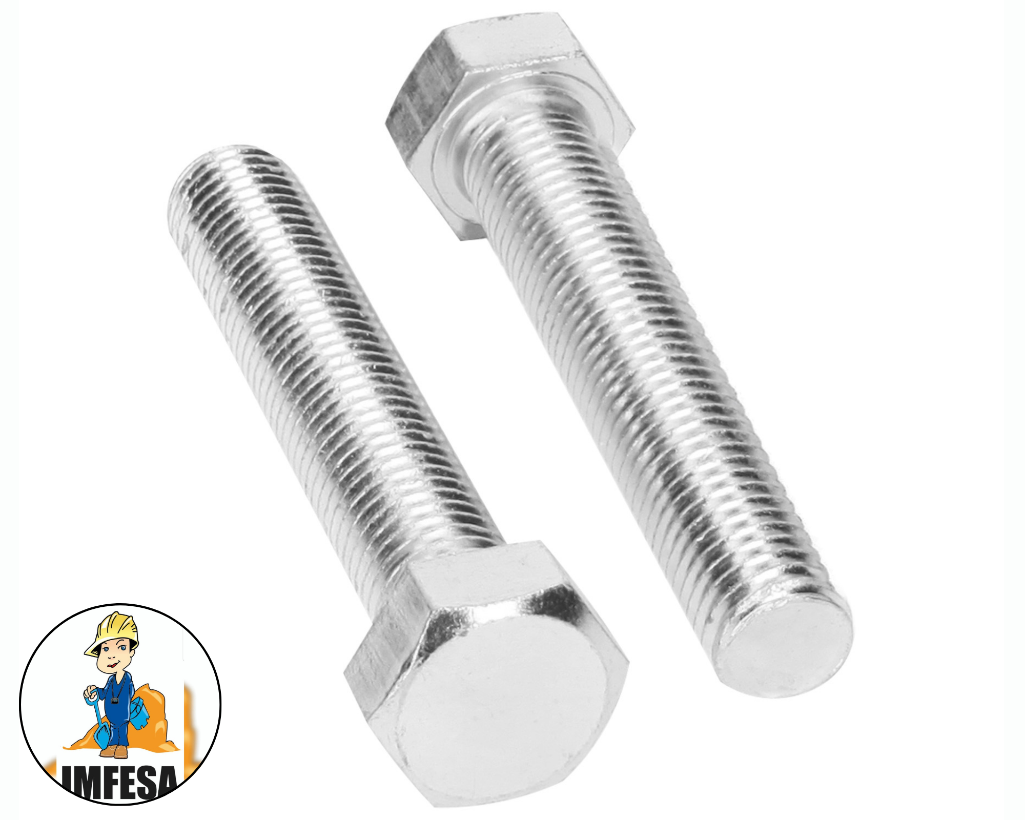 Bolsa con 4 tornillos 3/4&#34; x 4&#34; tipo máquina