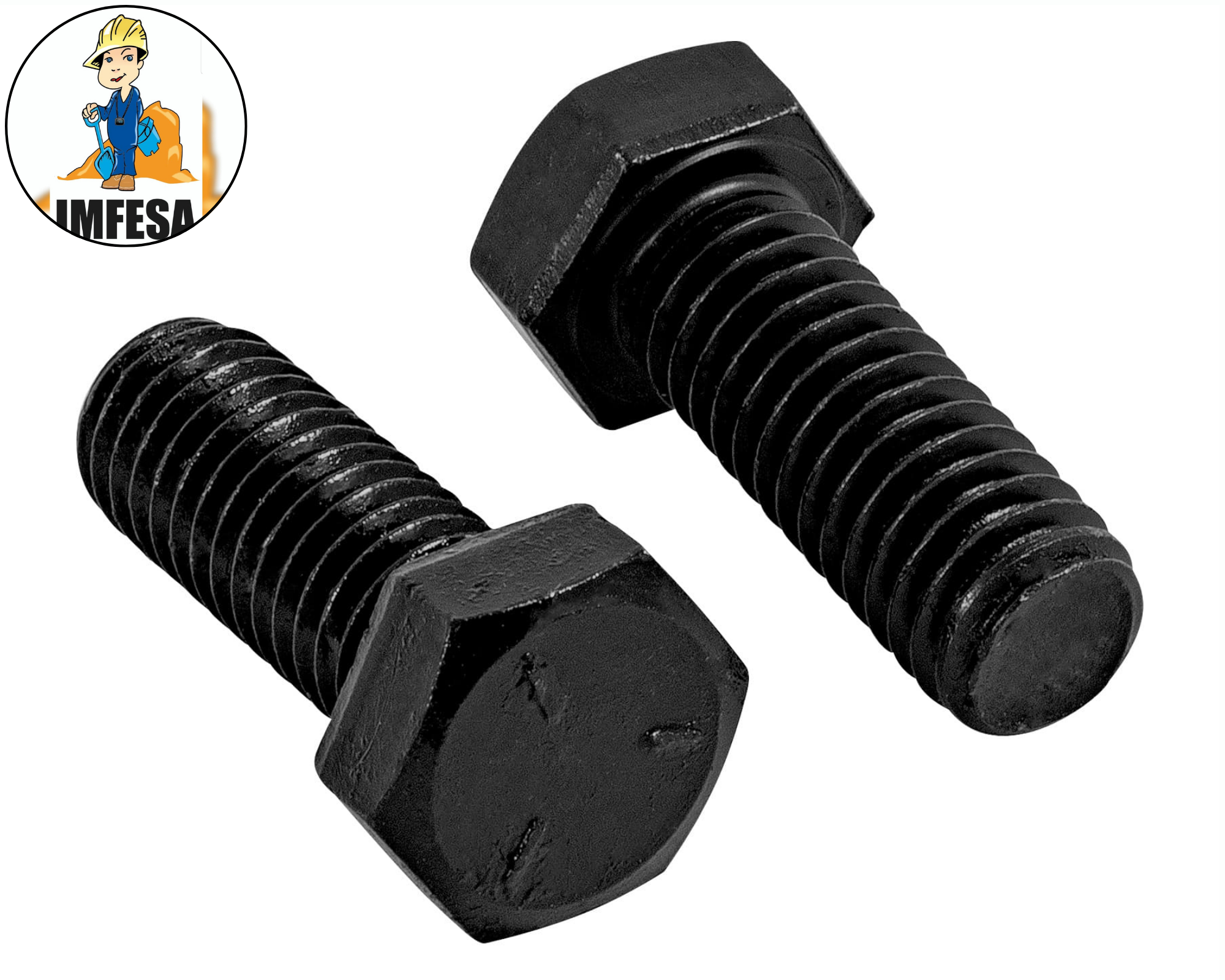 Bolsa con 40 tornillos 3/8&#34; x 1&#34; de acero, grado 5