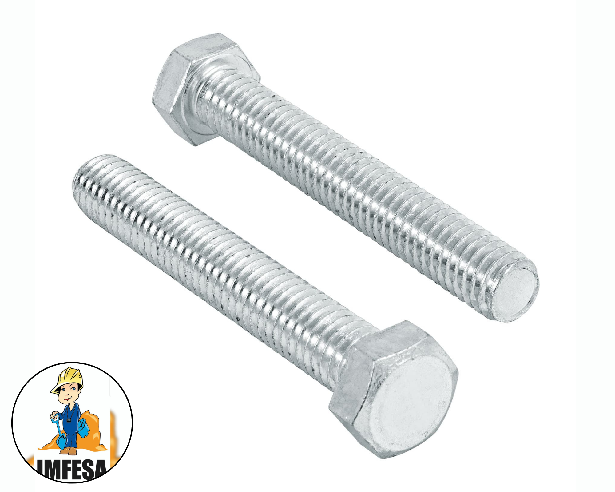 Bolsa con 50 tornillos 3/8&#34; x 2-1/2&#34; tipo máquina